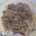 きらり流れ星's cooksnap of when they made 豚肉ともやしの白だし炒め.