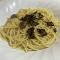 papikun's cooksnap of when they made 超手抜き！梅こぶ茶パスタ！.