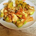 さくらん餅's cooksnap of when they made 簡単おつまみ♪アボカドとキムチの和え物.