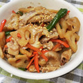 DORA＊DORA's cooksnap of when they made れんこんと豚肉のきんぴら.