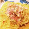 さおりらっくま's cooksnap of when they made 牛乳＋全卵でも濃厚！簡単カルボナーラ.