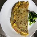 lovemoco's cooksnap of when they made ☺朝食に☆台湾グルメ・葱油餅風ねぎ焼き☺.