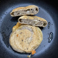なお321's cooksnap of when they made くるくる巻いてね♪黒ゴマとチーズのおやき.