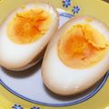 ★☆いずみ☆★'s cooksnap of when they made 焼肉のたれで 味付けたまご.