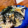 ＊あんずあん＊'s cooksnap of when they made お吸い物の素で簡単和風パスタ.