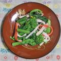 mmameco's cooksnap of when they made 菜の花とカニカマの柚子ポン酢和え.