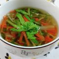 ＊＊ラテ＊＊'s cooksnap of when they made 細切り野菜のコンソメスープ.
