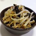 くみちょ～～'s cooksnap of when they made 海苔まみれのもやしナムル.