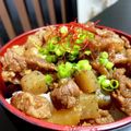 ♪Key♪'s cooksnap of when they made 圧力なしで！トロトロすじこんのぼっかけ丼.