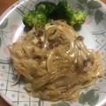 星のメロディー's cooksnap of when they made 鶏むね肉のにんにくレモンクリーム煮.