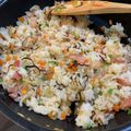 tomochi_to's cooksnap of when they made 塩昆布で旨みUP♪塩昆布の和風チャーハン.