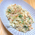 YUH♡ママ's cooksnap of when they made ささっと旨いょ❤水菜のチャーハン.