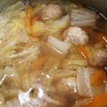 りこはるまこママ's cooksnap of when they made 圧力鍋で超簡単。鶏肉団子と野菜のスープ.