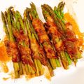 MonChouCo☆'s cooksnap of when they made 筍とアスパラの肉巻きバルサミコソース.