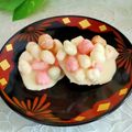 mielle's cooksnap of when they made ひな祭りに♡ひなあられでパフチョコ風♬.