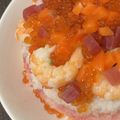 イヨはまだ26だから's cooksnap of when they made ひな祭り、誕生日に！寿司ケーキ♡.