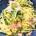 かおりった's cooksnap of when they made ベーコンと玉ねぎのペペロンチーノ.