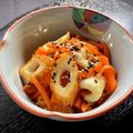 お料理ニャロメ's cooksnap of when they made 竹輪と人参のきんぴら.