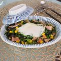 バカリャウ's cooksnap of when they made 朝食に♪しめじとほうれん草の巣ごもり玉子.