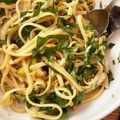 ボー・ピープ's cooksnap of when they made ノンオイル☆納豆と大葉の和風パスタ.