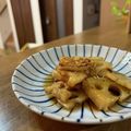 クックME82V9☆'s cooksnap of when they made サツマイモごぼうレンコン♡根菜の甘酢揚げ.