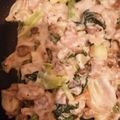 オデッタ's cooksnap of when they made 小松菜と豚肉のクリーム煮.