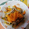 くネコまろす's cooksnap of when they made 南瓜としめじのきんぴら風炒め♪.