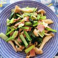 カバゴン's cooksnap of when they made 簡単♪小松菜ベーコンしめじのニンニク炒め.