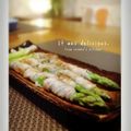 inyako's cooksnap of when they made 豚バラ肉アスパラ巻き甘酢だれ♪.