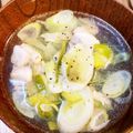 yu🐓's cooksnap of when they made 鶏肉のザーサイスープ.