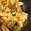 goma312's cooksnap of when they made 超簡単5分！ちくわと豆腐の青のりマヨ炒め.