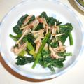 白いぐれーぷ's cooksnap of when they made 美味しいなめたけ♪青菜で和えて❀.