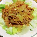 55才のおじさん's cooksnap of when they made 豚肉の＊ハニーマヨケチャップ炒め＊.