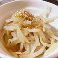 みずまんじゅう♪'s cooksnap of when they made レンジで簡単おつまみ！もやしのナムル.
