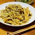 はっぴぃ☆モソモ's cooksnap of when they made もやし・しめじと油揚げの炒め煮.