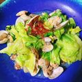 みずづいろ's cooksnap of when they made あさりとキャベツときのこの酒蒸し.
