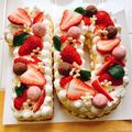 maroboo's cooksnap of when they made 数字のデコレーションケーキ♪♪.