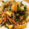 tamichi's cooksnap of when they made ほうれん草とひき肉のビビンバ風ピリ辛炒め.