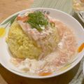 ☆iwack☆'s cooksnap of when they made ★簡単カニあんかけ炒飯★節約.