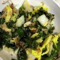 冷蔵庫レスキュー隊's cooksnap of when they made 白菜とわかめのにんにく胡麻和え♪.