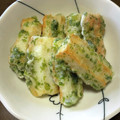 120615's cooksnap of when they made ちくわの磯辺揚げ (油少なめ).
