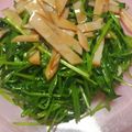 はらさわひでゆき's cooksnap of when they made レンジ1分！豆苗のオイスターソース和え.