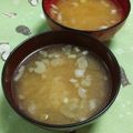 赤い電話's cooksnap of when they made 風邪などの病時食に！ネギと生姜の味噌汁.