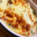 しま呼's cooksnap of when they made 簡単とろーり！白菜とほうれん草のグラタン.