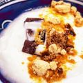 kurozata's cooksnap of when they made ヨーグルトに、ようかん＆黒糖きなこ♪.