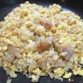 RIKOTORA's cooksnap of when they made 残った唐揚げで簡単チャーハン♪.