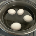 gomanasu's cooksnap of when they made 土鍋で沸騰後火を消して放置簡単節約ゆで卵.