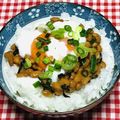 tokotann's cooksnap of when they made 我が家の塩昆布ｄｅ温玉納豆丼.