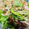 心幸☆koyuki☆'s cooksnap of when they made 春菊と竹輪の山椒葱油がけサラダ.