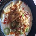 クック2H9MD0☆'s cooksnap of when they made 担々麺風冷しピリ辛ぶっかけ胡麻牛乳素麺.